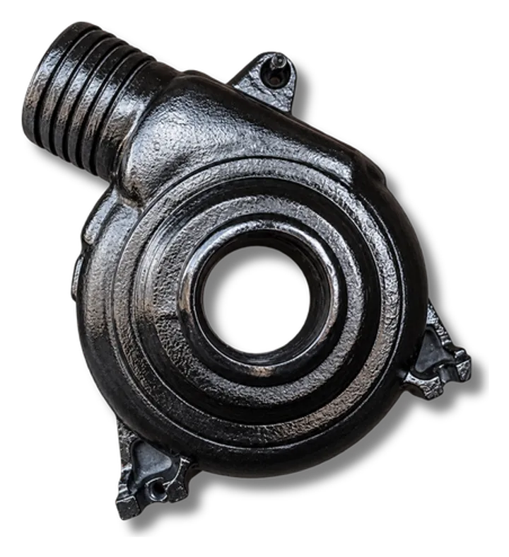 Carcaças de bomba, peça fundida em ferro fundido branco (vista 1)